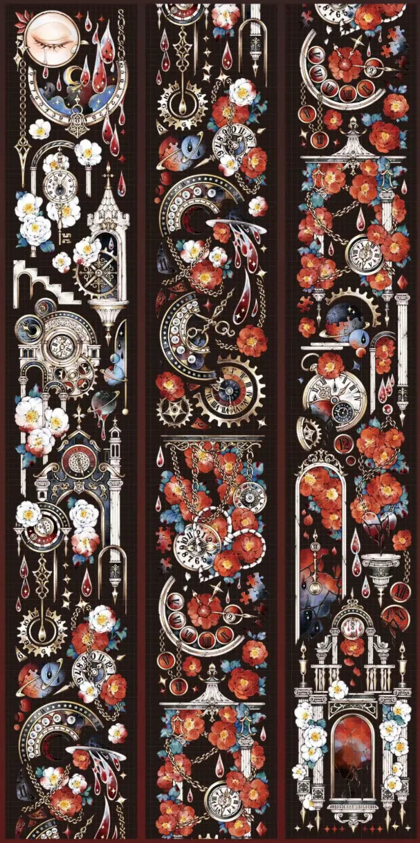 0027-0-7x100cm Shell Luster PET Tape