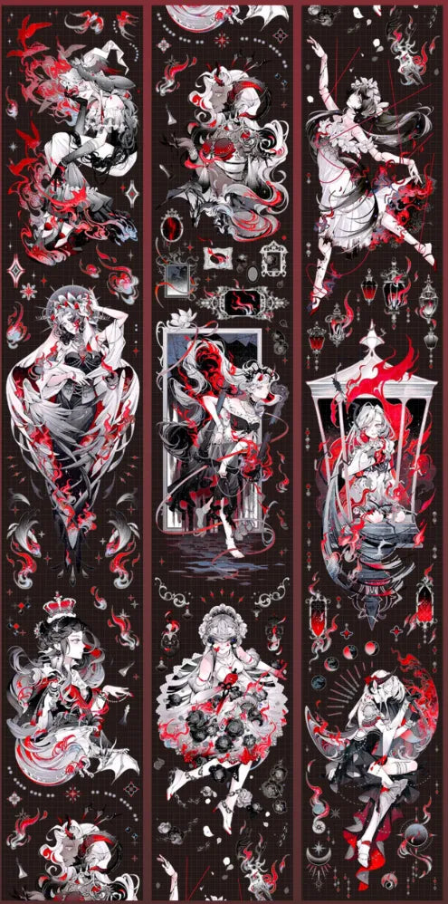 0029-Tournesol Studio-6x100cm Shellac Gold Foil Stamping PET Tape