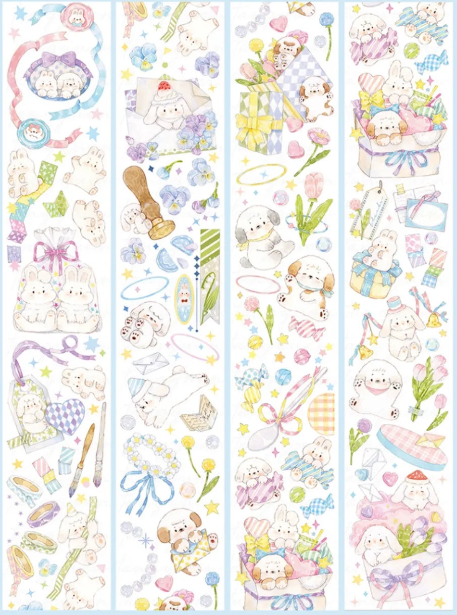 0038-Tang Yuan Studio-5x100cm Iridescent PET Tape