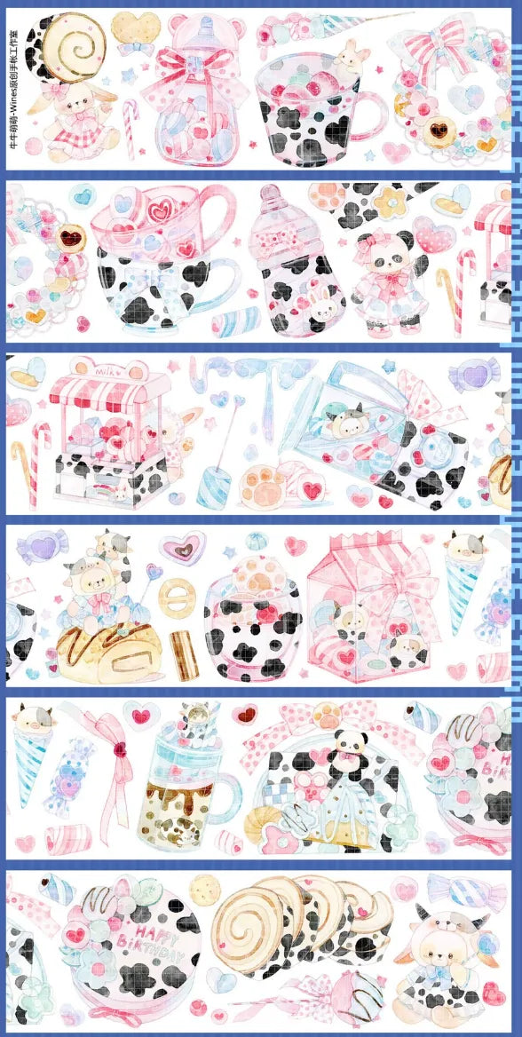 0045-6.5x100cm Iridescent PET Tape