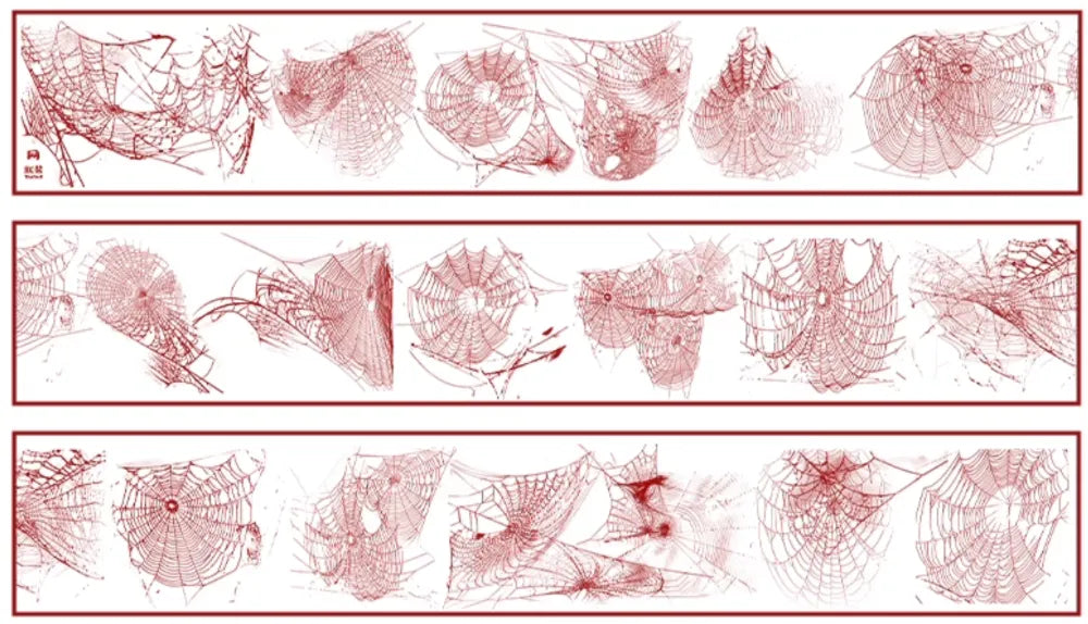 0377-UntilYou Studio-5.5x100cm Holographic Red PET Tape