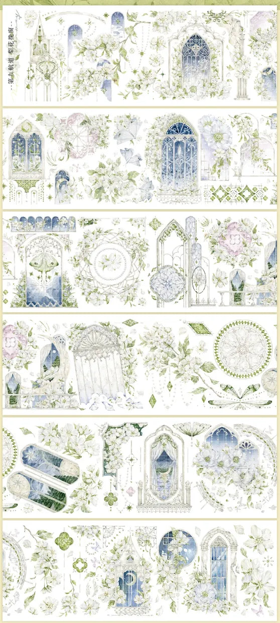 1227-NINTH FAIRWAY Studio-6x100cm Shell Luster PET Tape