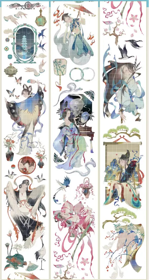 1413-6x100cm Shell Luster PET Tape