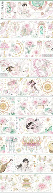 1416-8x200cm Gold Shell Luster PET Tape