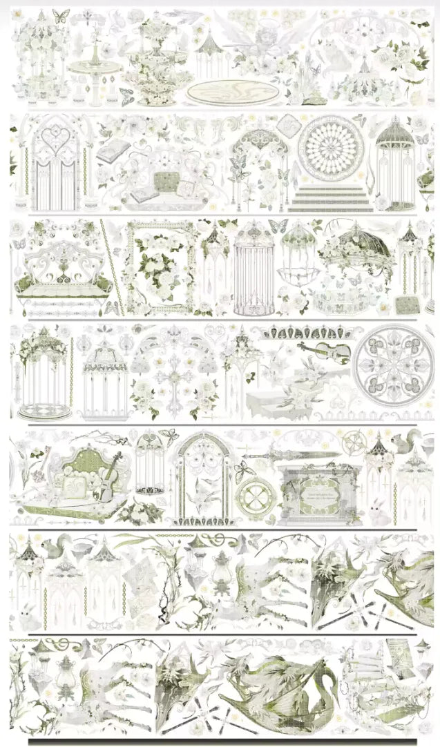 2714-Wild Banana Stuido-8x200cm Shell Luster PET Tape