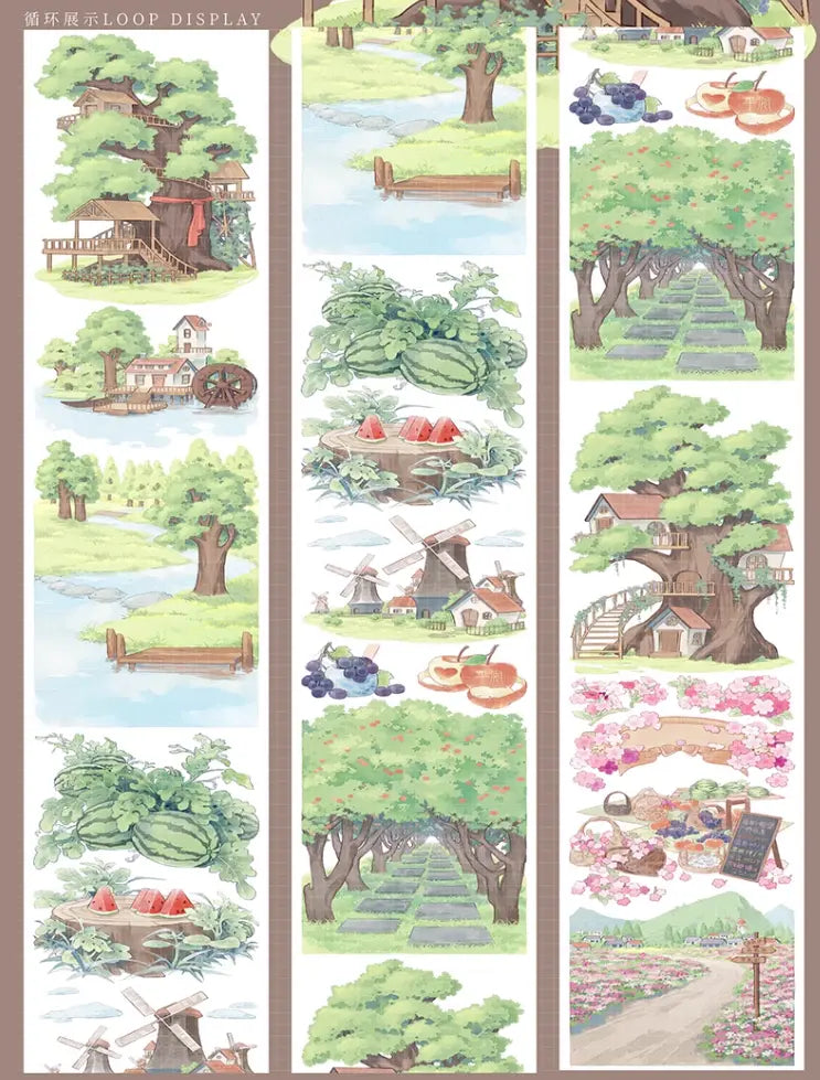 3452-8x100cm Iridescent PET Tape