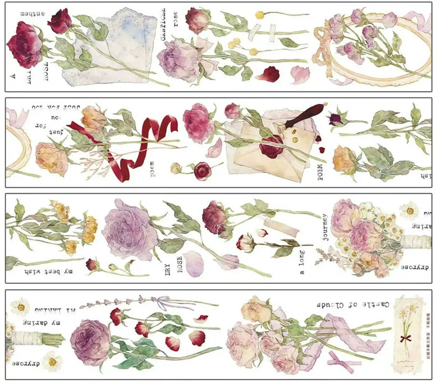 3486-Mowangjun Studio-4.5x80cm Shell Luster PET Tape