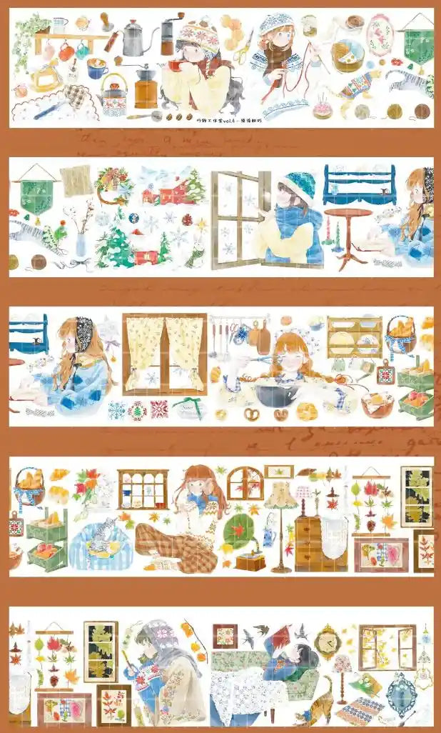 3502-6.5x100cm Shell Luster PET Tape