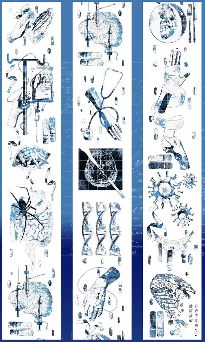 3513-6x100cm Shell Blue PET Tape