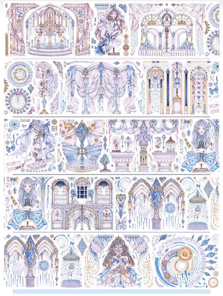 3533-Wild Banana Stuido-8x130cm Shell Luster PET Tape