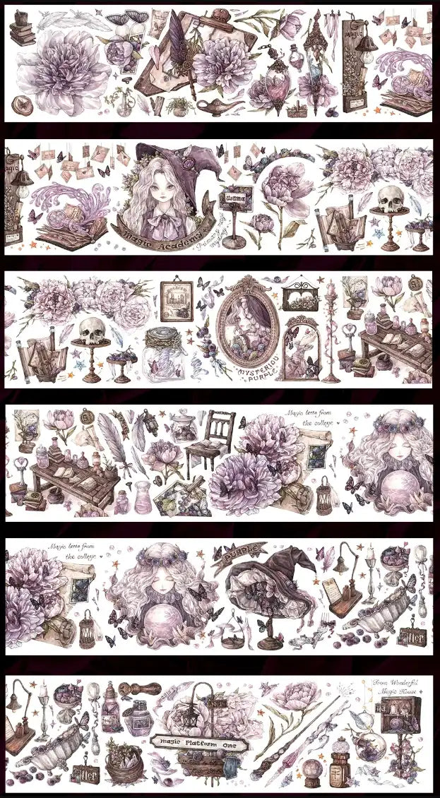 3545-MO RI KUANG HUAN Studio-6x100cm Silver Shell Luster PET Tape