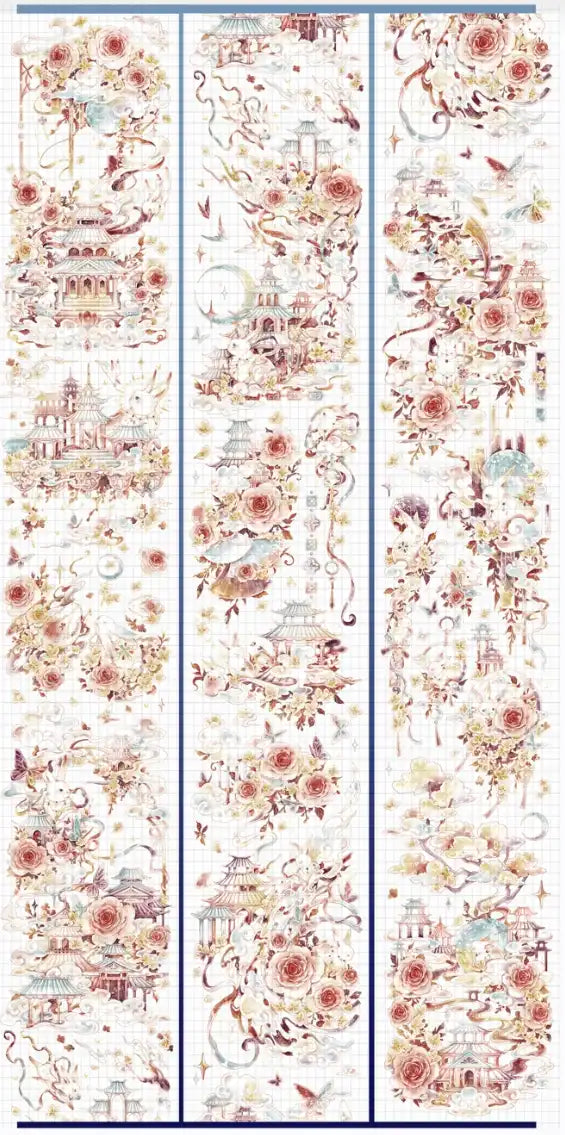 3561-WU TONG Studio-7.5x118cm Shell Luster PET Tape