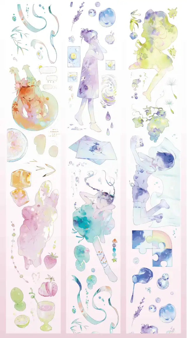 3569-SIQING Studio-6x100cm Shell Luster PET Tape