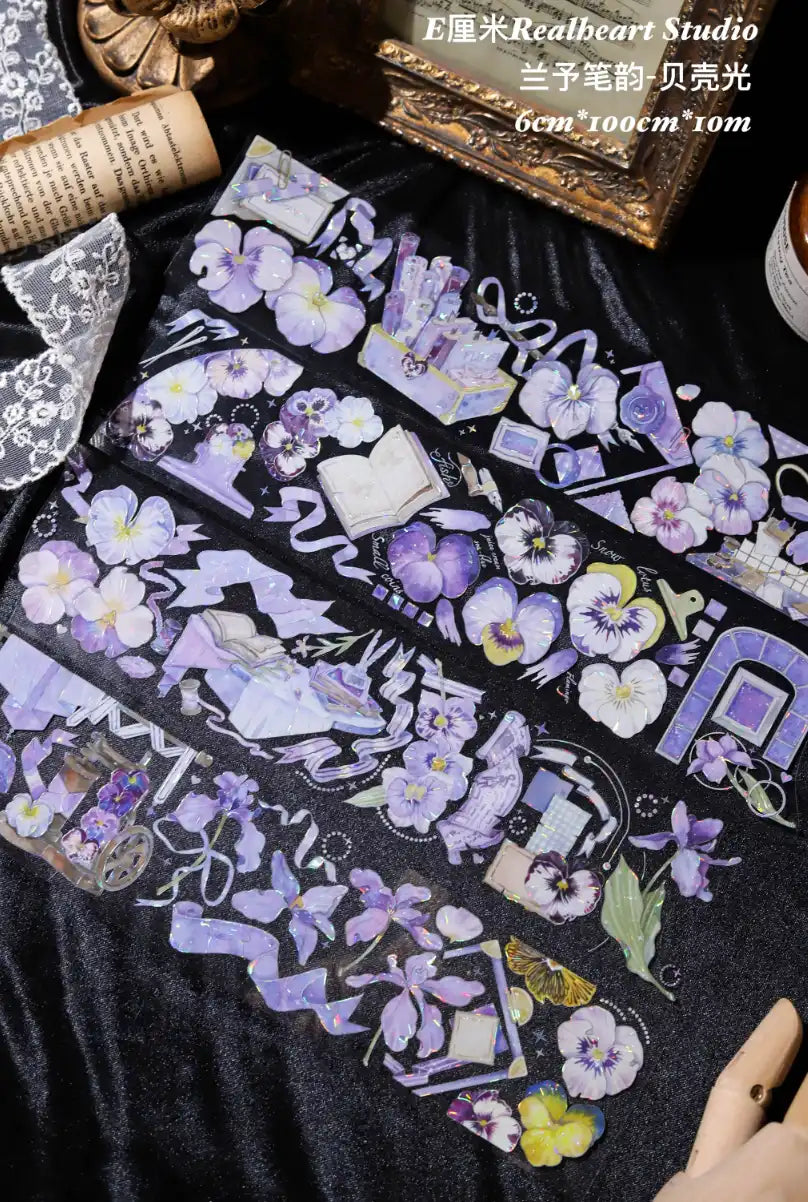 3613-Realheart Studio-6x100cm Shell Luster PET Tape