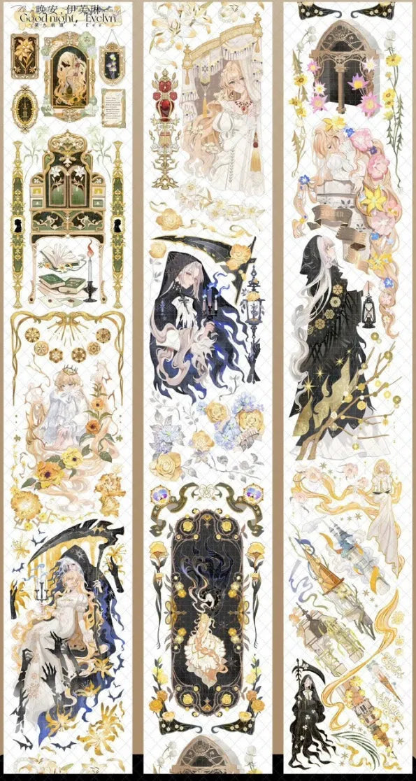 3663-NINTH FAIRWAY Studio-7.5x125cm Gold Shell Luster and Pearlescent PET Tape