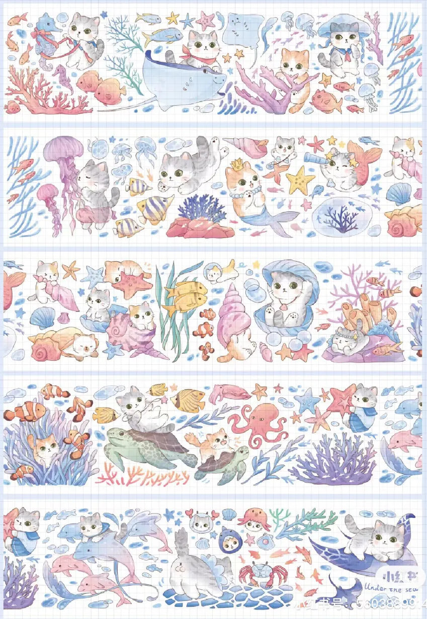 3689-6x100cm Holographic Silver PET Tape