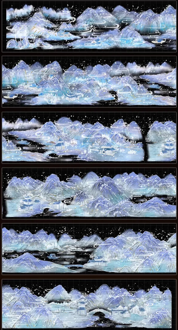 3728-FUGUI LEE Studio-6x100cm Shell Luster PET Tape