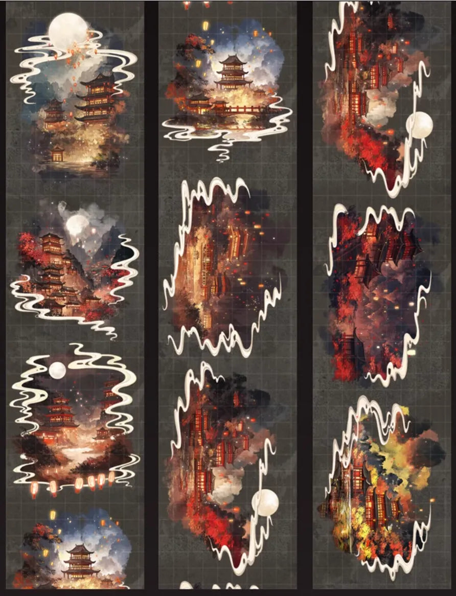 3732-FUGUI LEE Studio-8x84cm Shell Luster PET Tape