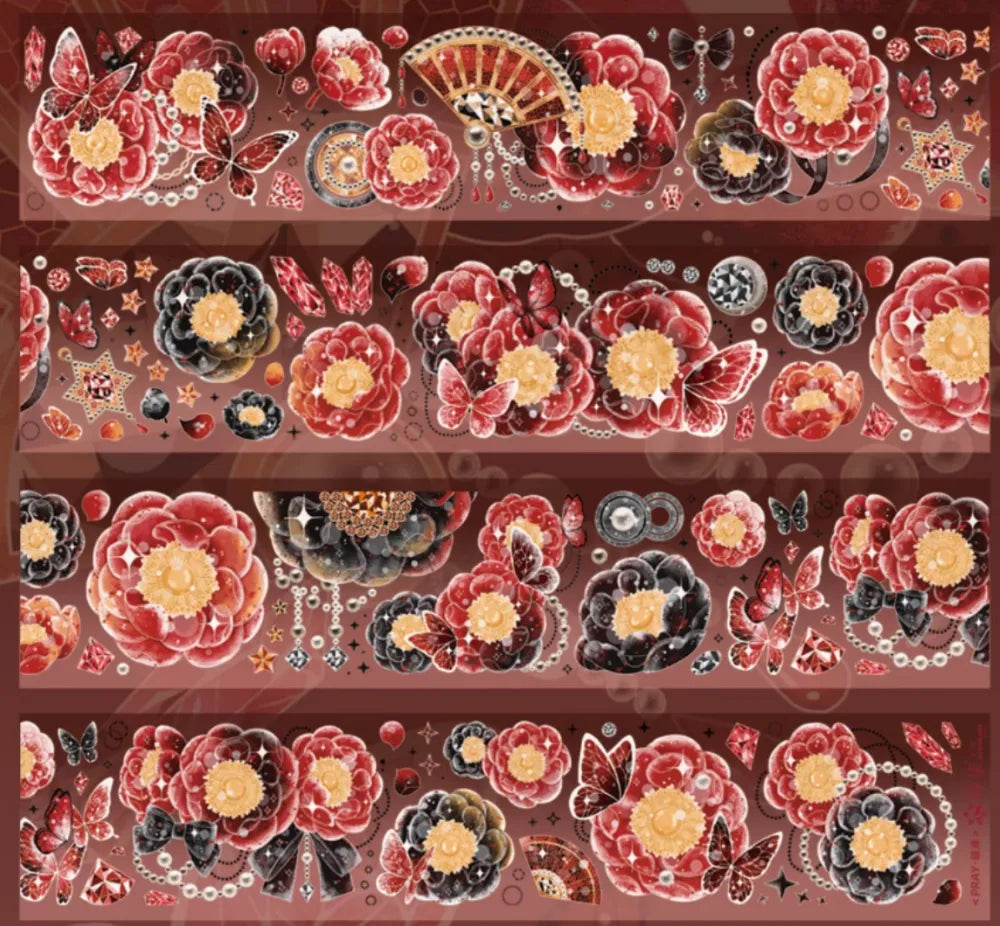 3810-NEVERLAND Studio-6x100cm Aurora Red PET Tape