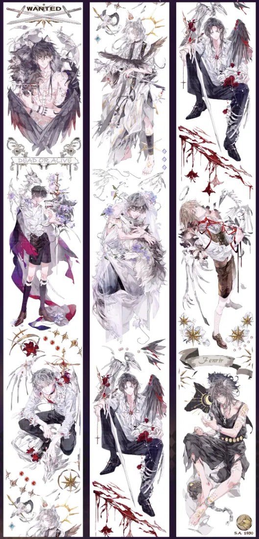 3824-6x100cm Shell Luster PET Tape