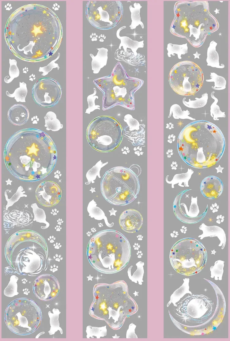 3839-7x100cm Iridescent PET Tape