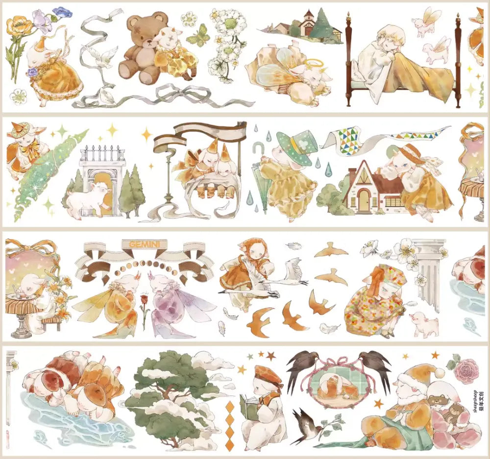 3849-6x100cm Shell Luster PET Tape