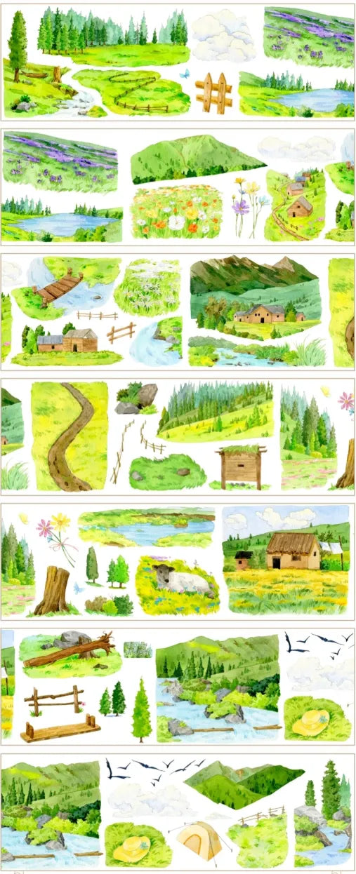 3911-6x100cm Shell Luster PET Tape