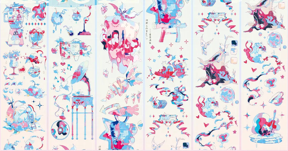 3926-XING YE Studio-7x100cm Shell Luster PET Tape