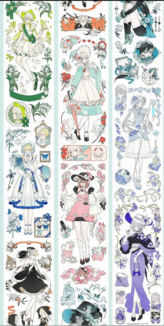 3972-MIAOPAJI Stuido-6.5x125cm Shell Luster PET Tape