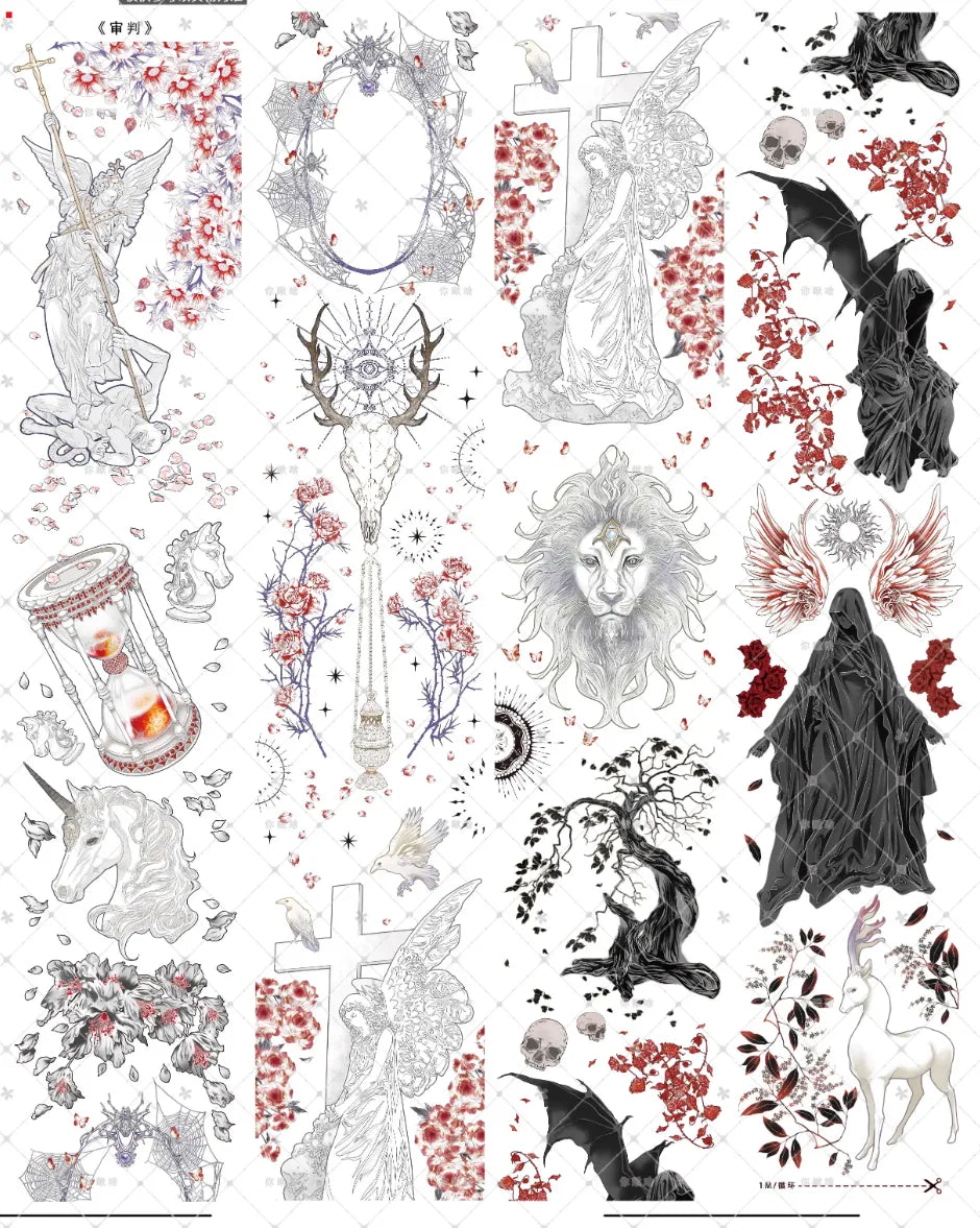 3984-NI CHOU SHA Studio-6x100cm Shell Luster PET Tape