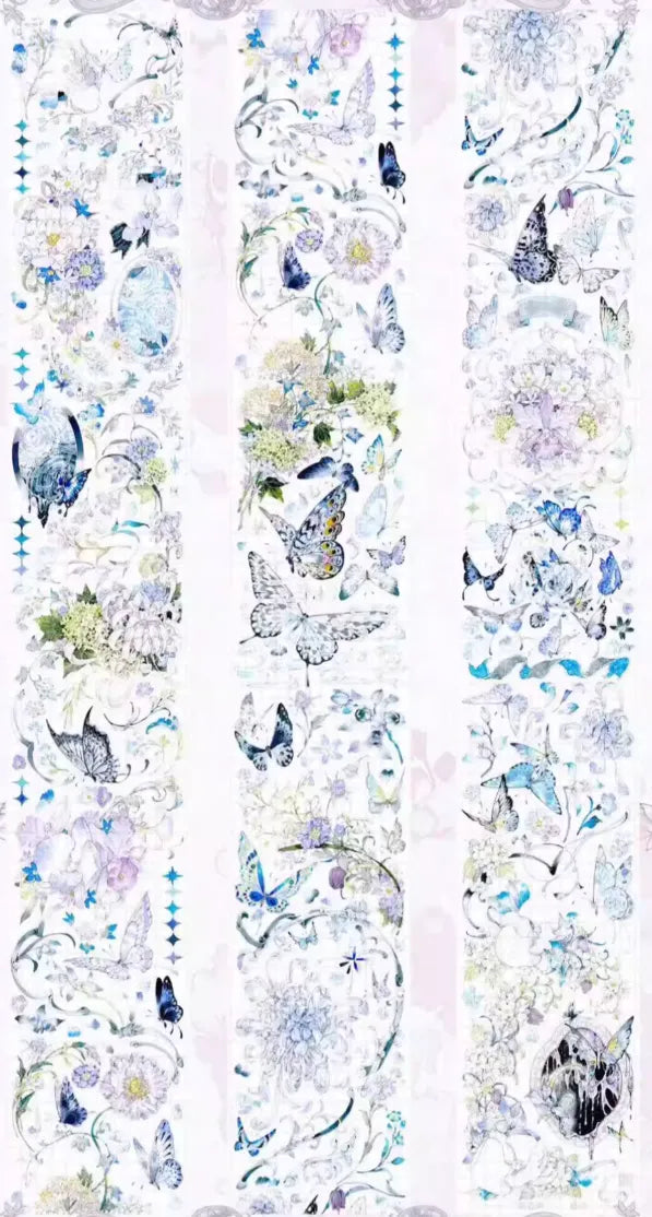 4022-xx studio-6x100cm Silver Shell Luster PET Tape