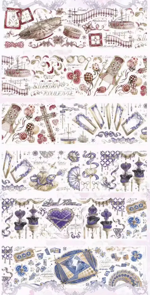 4025-6.5x100cm Gold Shell Luster PET Tape