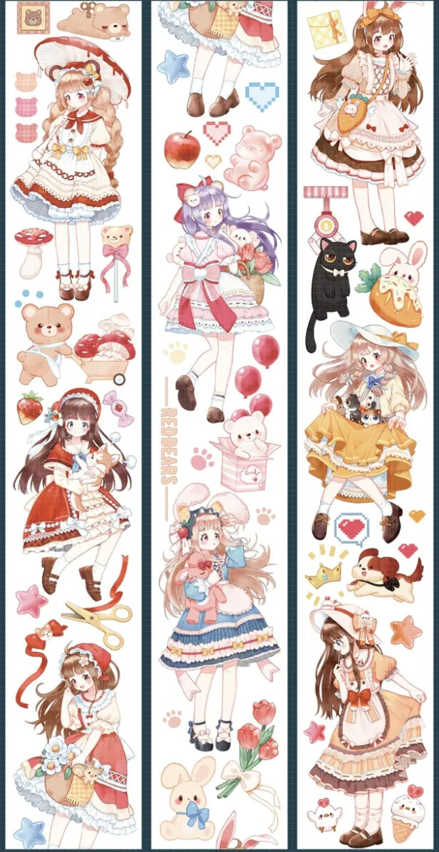 4035-XING MU Studio-5.5x100cm Shell Luster PET Tape