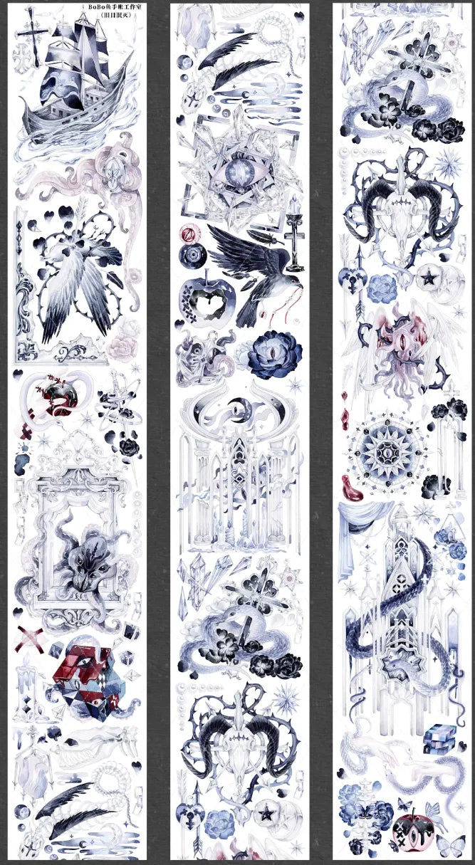 4160-BOBO FISH Studio-6.5x100cm Shell Luster PET Tape