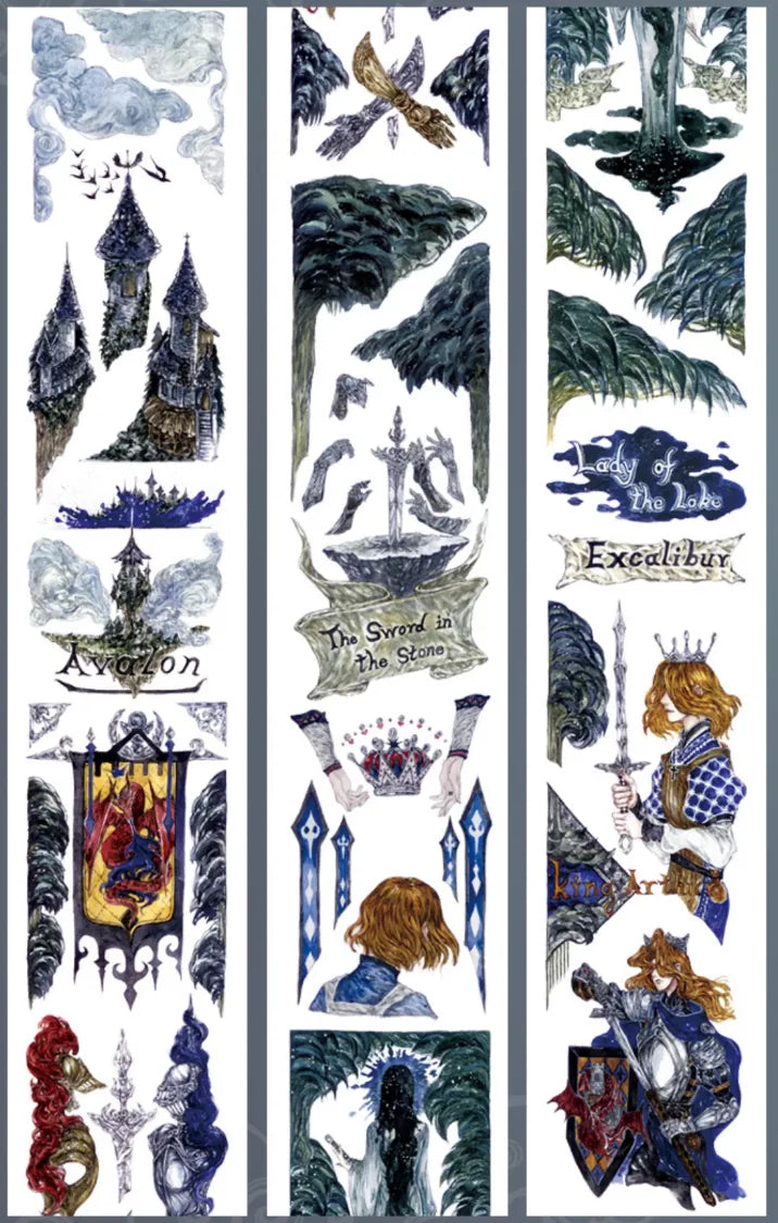 4176-ZHIXINGCHEN Studio-6x100cm Precut Shell Luster PET Tape