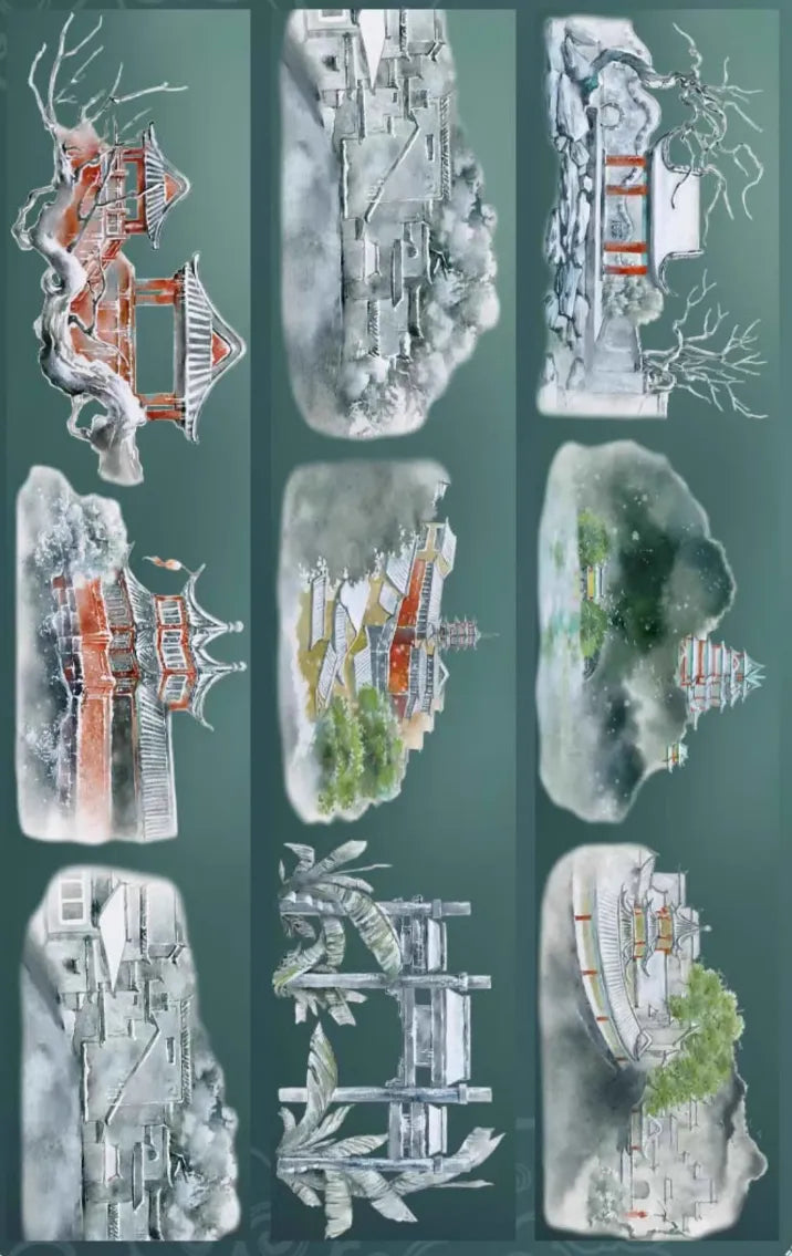 4177-ZHIXINGCHEN Studio-6.5x90cm Shell Luster PET Tape