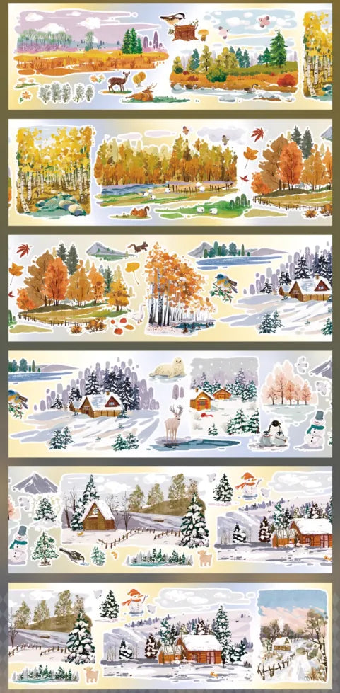 4214-Shine Studio-7x100cm Precut Matte PET Tape