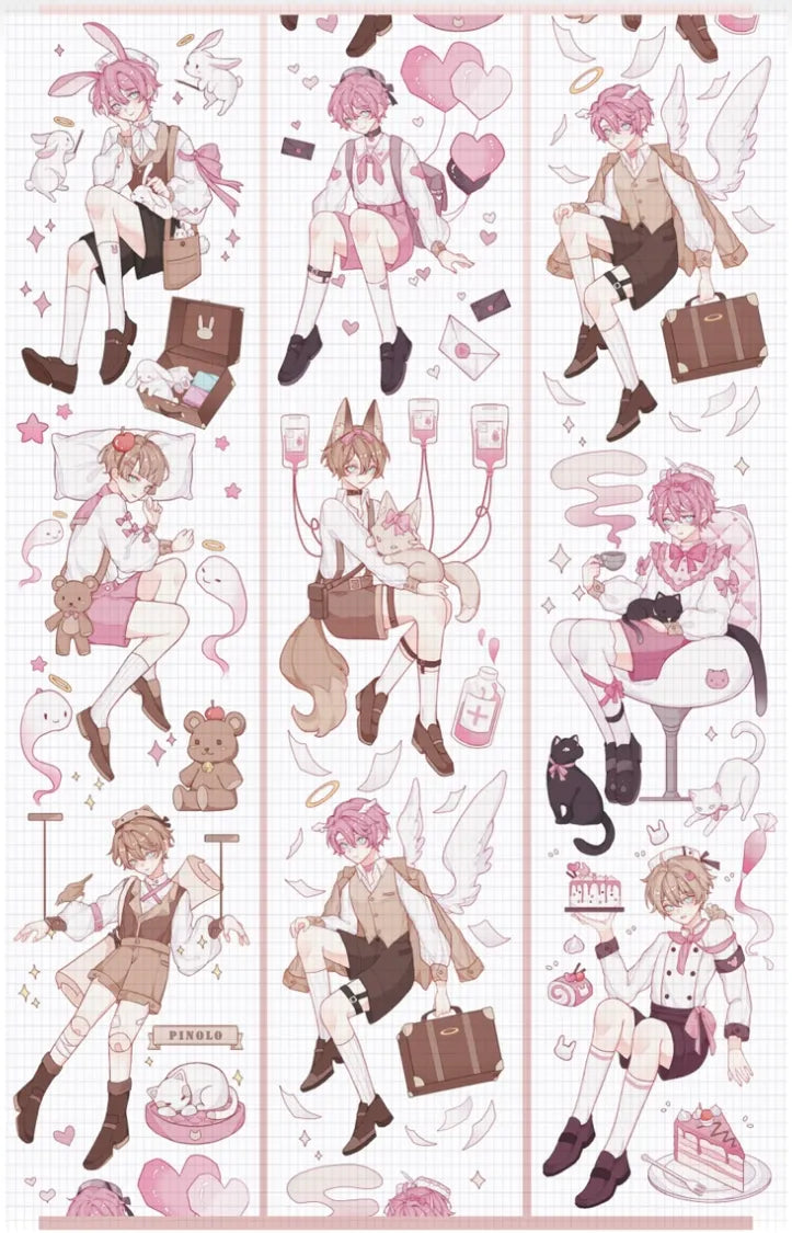 4236-WU TONG Studio-6x71cm Shell Luster PET Tape