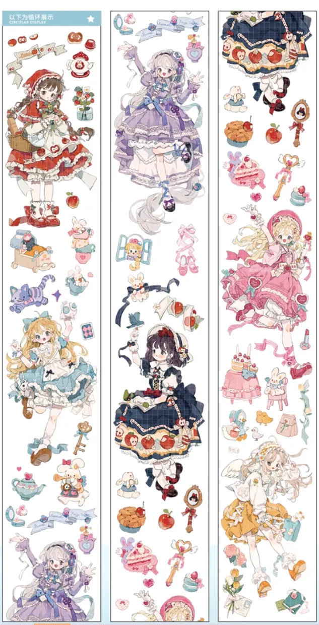 4299-Alice Tea Party Studio-5.3x80cm Glossy PET Tape