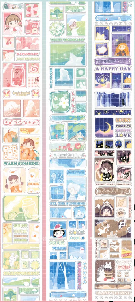 4335-King Kong Rabbit Studio-5x106cm Pre Cut Paper PET Tape