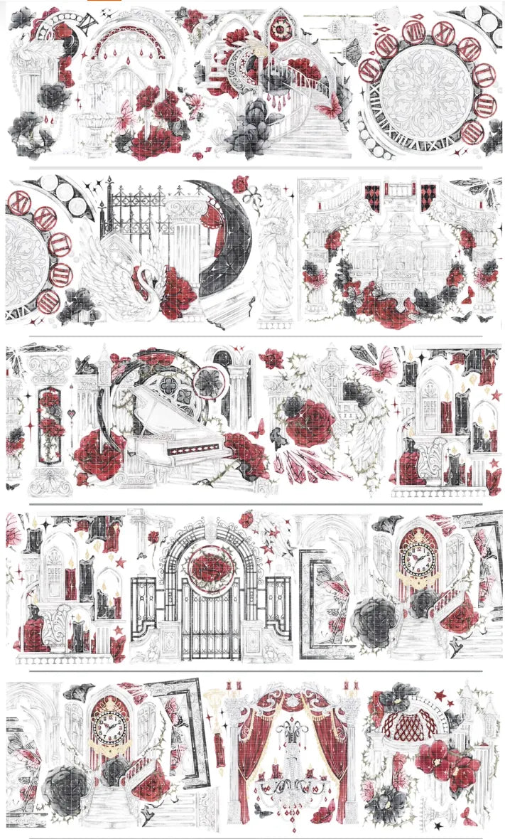 4338-SAMA Studio-8x100cm Shell Luster PET Tape