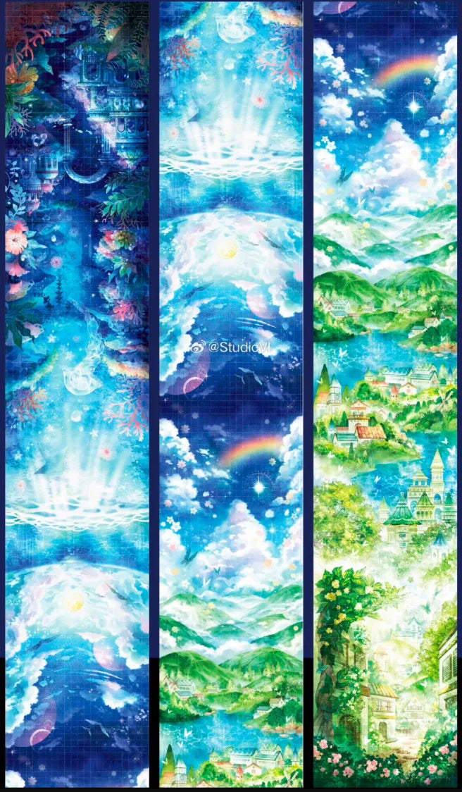 4359-StudioVI Studio-10x100cm Shell Luster PET Tape