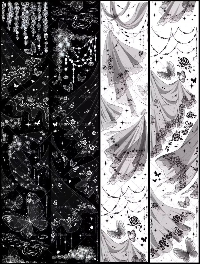 4367-Fairytale Fairyland Studio-5.5x100cm Shell Luster PET Tape