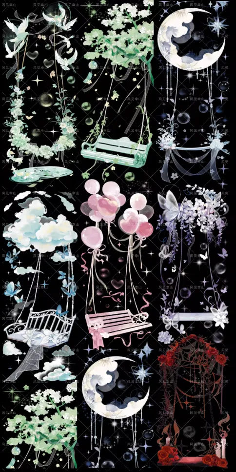 4368-Fairytale Fairyland Studio-6.5x100cm Shell Luster PET Tape