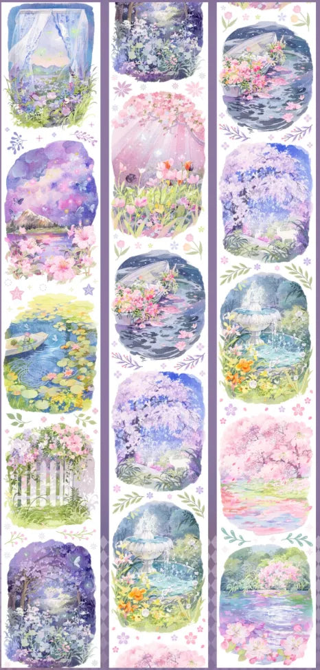 4390-Shine Studio-7x100cm Shell Luster PET Tape