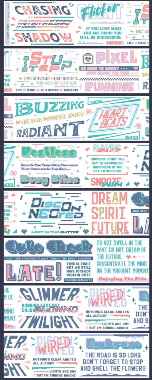 4459-XISHE Studio-5x100cm Shell Luster PET Tape