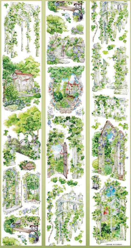 4484-MIST FOREST Studio-8x125cm Shell Luster PET Tape