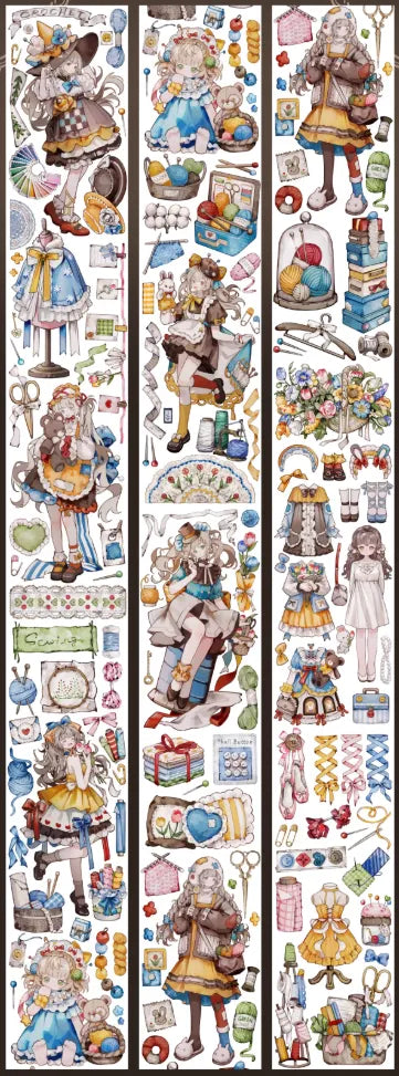 4728-Snowflake Studio-6.5x142cm Shell Luster PET Tape