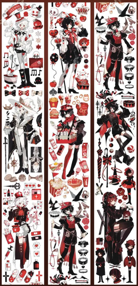 4731-Snowflake Studio-6x100cm Hot Stamping Red PET Tape