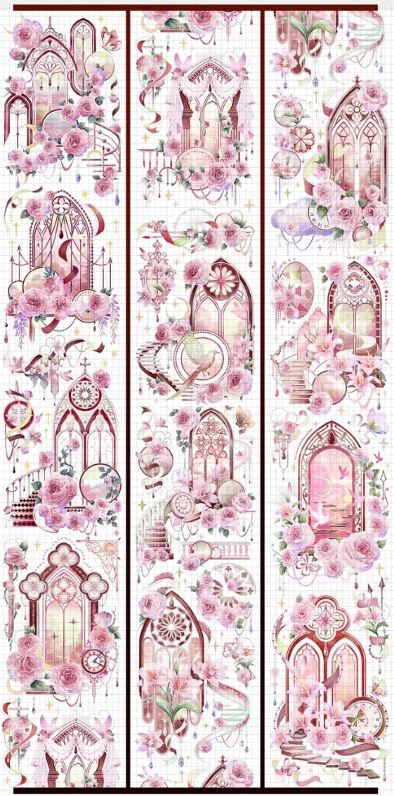 4786-WU TONG Studio-7.5x122cm Shell Luster PET Tape